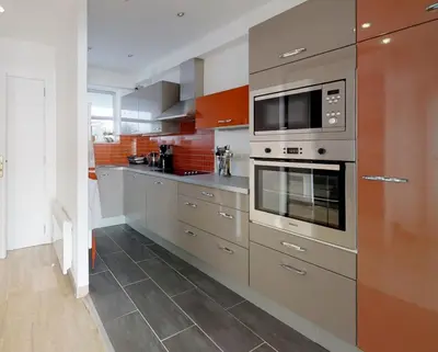 Cuisine ou kitchenette dans l'établissement Marina Riviera Sea View and Beach