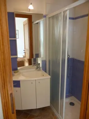 Salle de bains dans l'établissement Chambre d'hôtes 