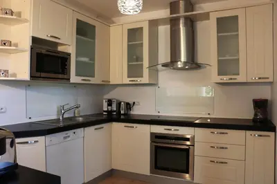 Cuisine ou kitchenette dans l'établissement French Riviera - Vaugrenier
