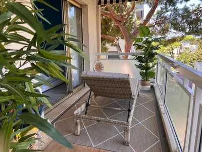 Balcon ou terrasse dans l'établissement SPLENDIDE 3 PIECES VUE MER