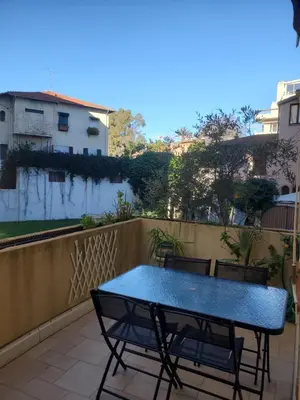 Balcon ou terrasse dans l'établissement Le Pin Doré