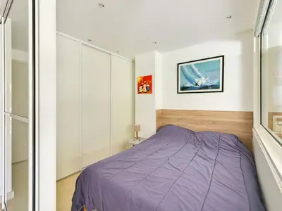Un ou plusieurs lits dans un hébergement de l'établissement Apartment Villa Schneider by Interhome