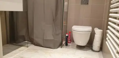Salle de bains dans l'établissement Parc Impérial