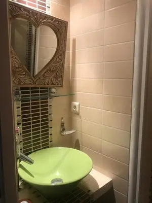 Salle de bains dans l'établissement La Mirandole 3 pièces vue mer