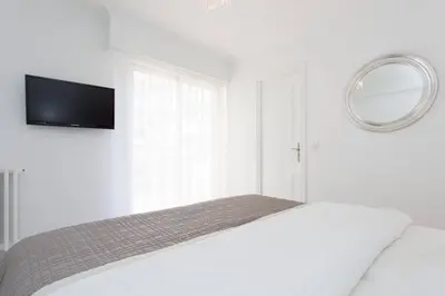 Un ou plusieurs lits dans un hébergement de l'établissement MARRIOTT/ CROISETTE - LUXE 1 BED