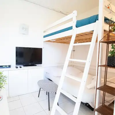 Chez Dominique - Studio 2-4pers centre Antibes Fourmilliere 1er