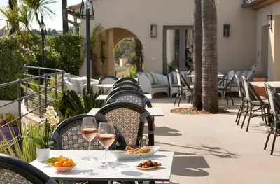 Boissons dans l'établissement La Bastide de Biot