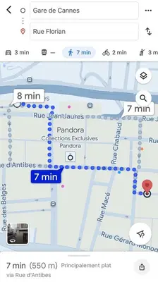Plan de l'établissement Love Room Jacuzzi Croisette