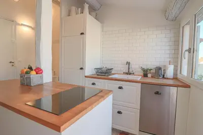 Cuisine ou kitchenette dans l'établissement CLT - UNIQUE Duplex & Terrace on the Provencal market