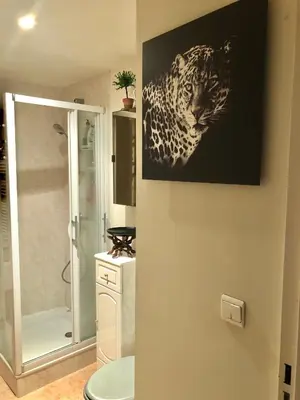 Salle de bains dans l'établissement CANNES CENTRE 5 minutes de la mer