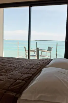 Un ou plusieurs lits dans un hébergement de l'établissement Villa Azur