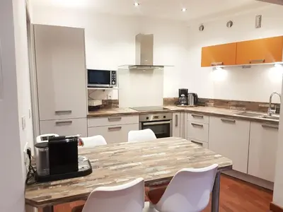 Cuisine ou kitchenette dans l'établissement Latour Sea Cannes