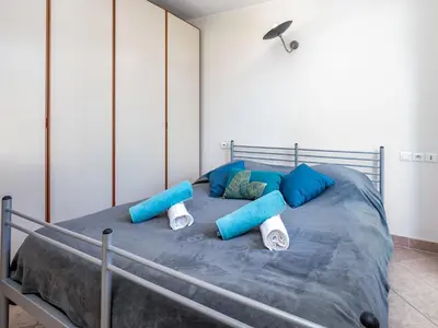 Un ou plusieurs lits dans un hébergement de l'établissement Apartment La Bouée-1 by Interhome