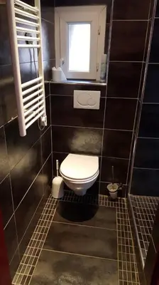 Salle de bains dans l'établissement la Tourraque