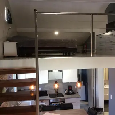 Cuisine ou kitchenette dans l'établissement Appartement de vacances au 1er étage 45m2