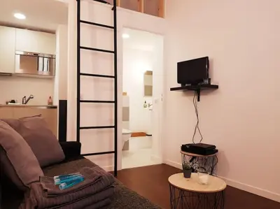 Télévision ou salle de divertissement dans l'établissement STUDIO MARCHE PROVENCAL