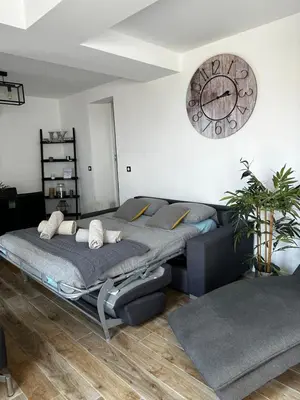 Un ou plusieurs lits dans un hébergement de l'établissement Villa Cocooning proche Cannes