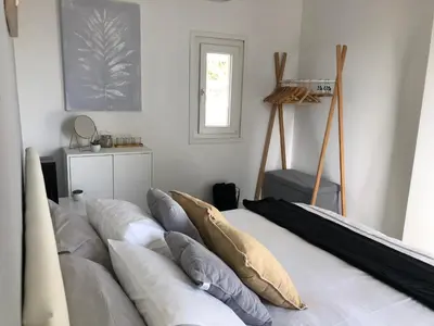 Un ou plusieurs lits dans un hébergement de l'établissement Villa Cocooning proche Cannes