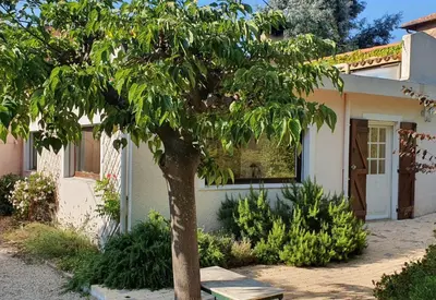 Jardin de l'établissement Haus mit Garten über der Bucht von Cannes