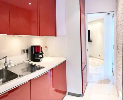 Cuisine ou kitchenette dans l'établissement 19 Rue du Parc Alexandre III