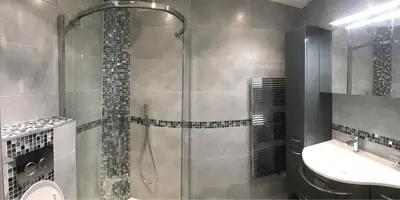Salle de bains dans l'établissement 19 Rue du Parc Alexandre III