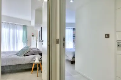 Un ou plusieurs lits dans un hébergement de l'établissement REF 1147 - Cannes Center - Apartment for rent