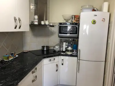 Cuisine ou kitchenette dans l'établissement appartement vue mer panoramique