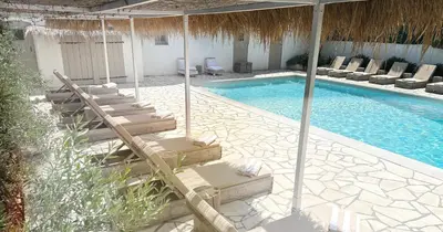 Piscine de l'établissement Blanc Sable Hôtel ou située à proximité