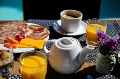 Nourriture dans l'hôtel ou à proximité