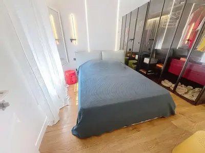 Un ou plusieurs lits dans un hébergement de l'établissement Fantastic penthouse 3 bedroom Croisette 406