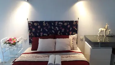 Un ou plusieurs lits dans un hébergement de l'établissement ZenGarden Pool,3bedrooms,lit bébé Beach800m,box&wifi
