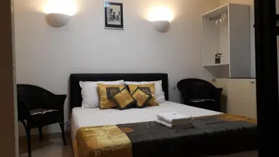 Un ou plusieurs lits dans un hébergement de l'établissement ZenGarden Pool,3bedrooms,lit bébé Beach800m,box&wifi