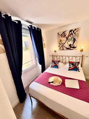 Un ou plusieurs lits dans un hébergement de l'établissement Appia Hotel