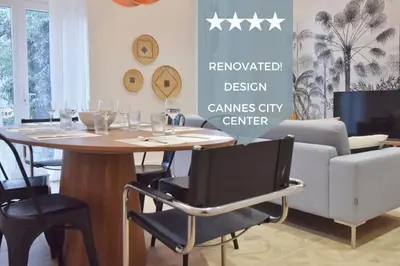 Plan de l'établissement Modern 3-Br Apartment in City Center 5 Minutes from Palais and Beache