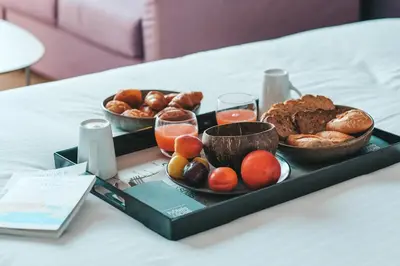 Nourriture dans l'hôtel ou à proximité