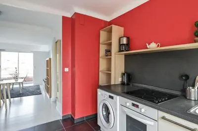 Cuisine ou kitchenette dans l'établissement Appartement Soleil d'Antibes - Welkeys