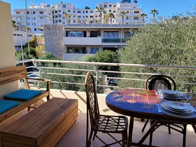Balcon ou terrasse dans l'établissement LES MOUETTES A