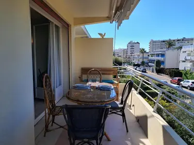 Balcon ou terrasse dans l'établissement LES MOUETTES A