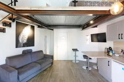 Coin salon dans l'établissement Atelier Duplex