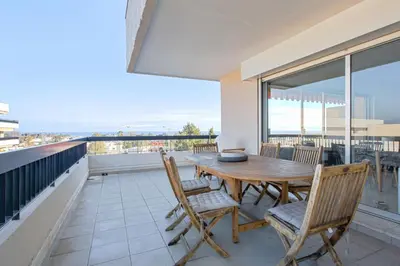 Balcon ou terrasse dans l'établissement Appartement Panorama - Welkeys