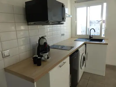 Cuisine ou kitchenette dans l'établissement LE 31