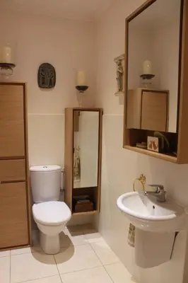 Salle de bains dans l'établissement La Villa Topi