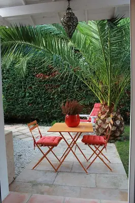 Jardin de l'établissement La Villa Topi