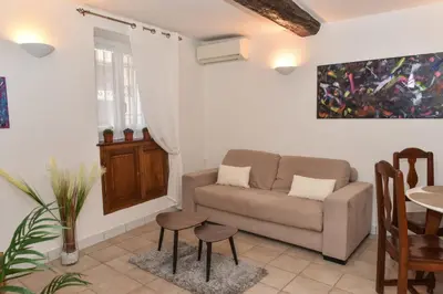Coin salon dans l'établissement Casa Mia