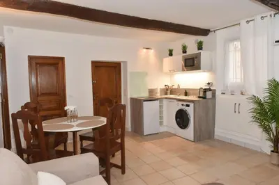 Cuisine ou kitchenette dans l'établissement Casa Mia