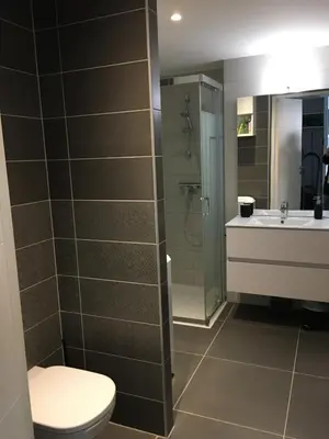 Salle de bains dans l'établissement BLUE DREAM