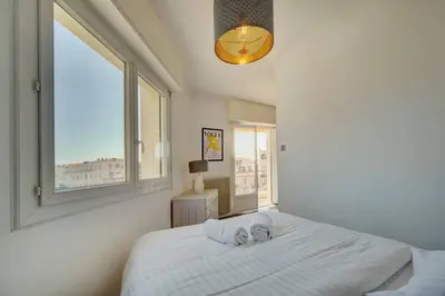 Un ou plusieurs lits dans un hébergement de l'établissement Le Maria - Cannes - Renovated Feb 2025