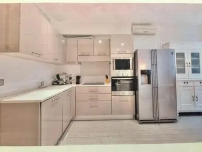 Cuisine ou kitchenette dans l'établissement beautiful 3 room-flat near palais