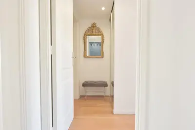 Un ou plusieurs lits dans un hébergement de l'établissement 3-Br Apartment Sea View Swimming Pool