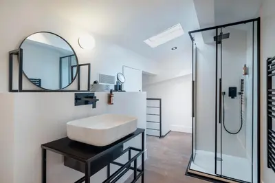 Salle de bains dans l'établissement RESIDENCE MONTEFIORE
